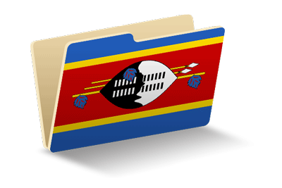 スワジランド王国の国旗-フォルダ