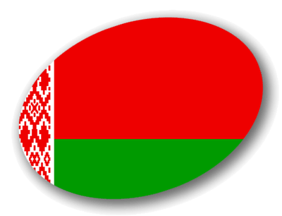 ベラルーシ共和国の国旗-楕円