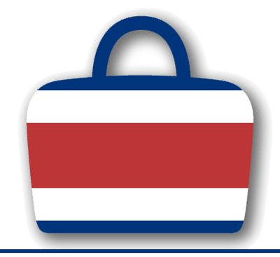 コスタリカ共和国の国旗-バッグ