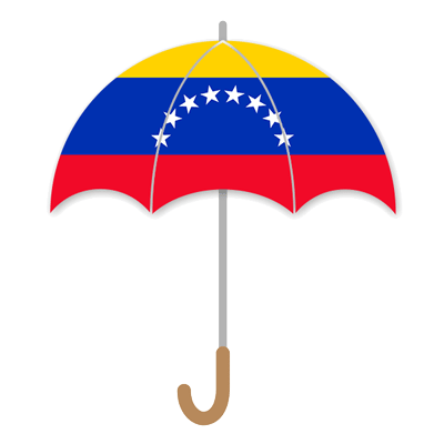 ベネズエラ・ボリバル共和国の国旗-傘