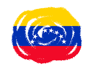 ベネズエラ・ボリバル共和国の国旗-クラヨン2