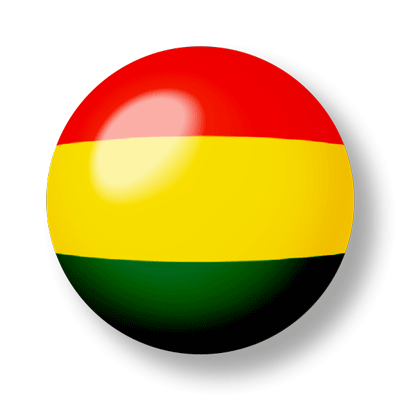 ボリビア多民族国の国旗-ビー玉