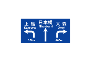 方面及び方向の予告