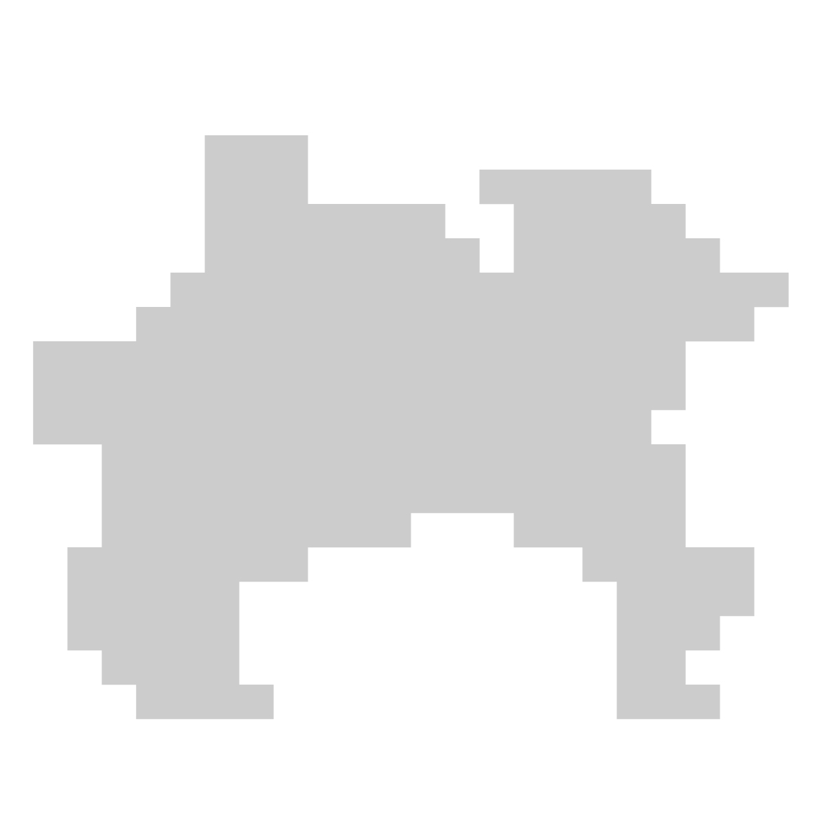 神奈川県の無料フリーイラスト｜ドット・四角3(グレー)