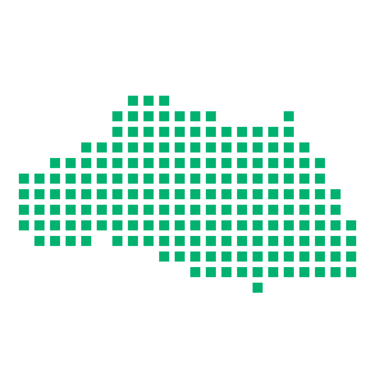 埼玉県の無料フリーイラスト｜ドット・四角2(緑)