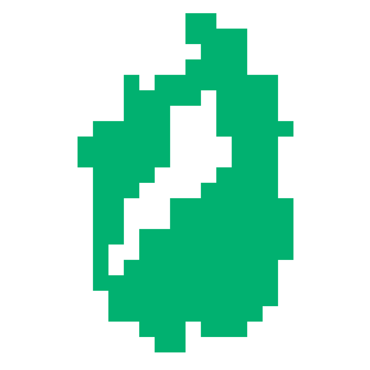 滋賀県の無料フリーイラスト|ドット・四角3(緑)