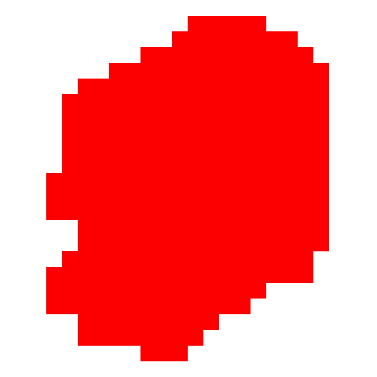 栃木県の無料フリーイラスト|ドット・四角3(赤)