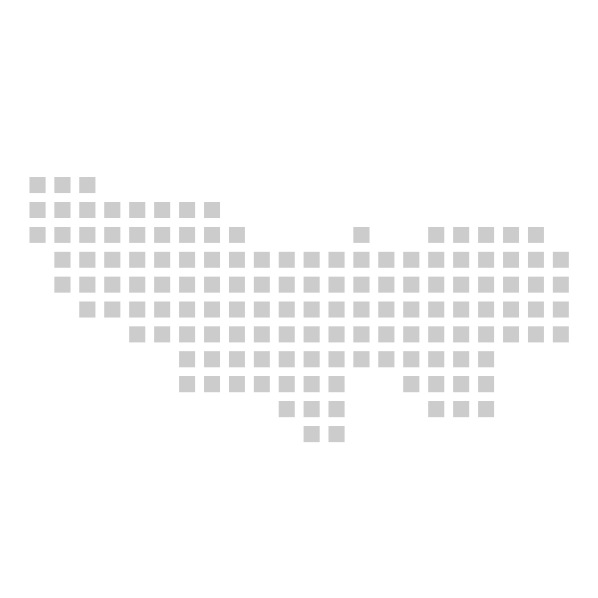 東京都の無料フリーイラスト|ドット・四角2(グレー)