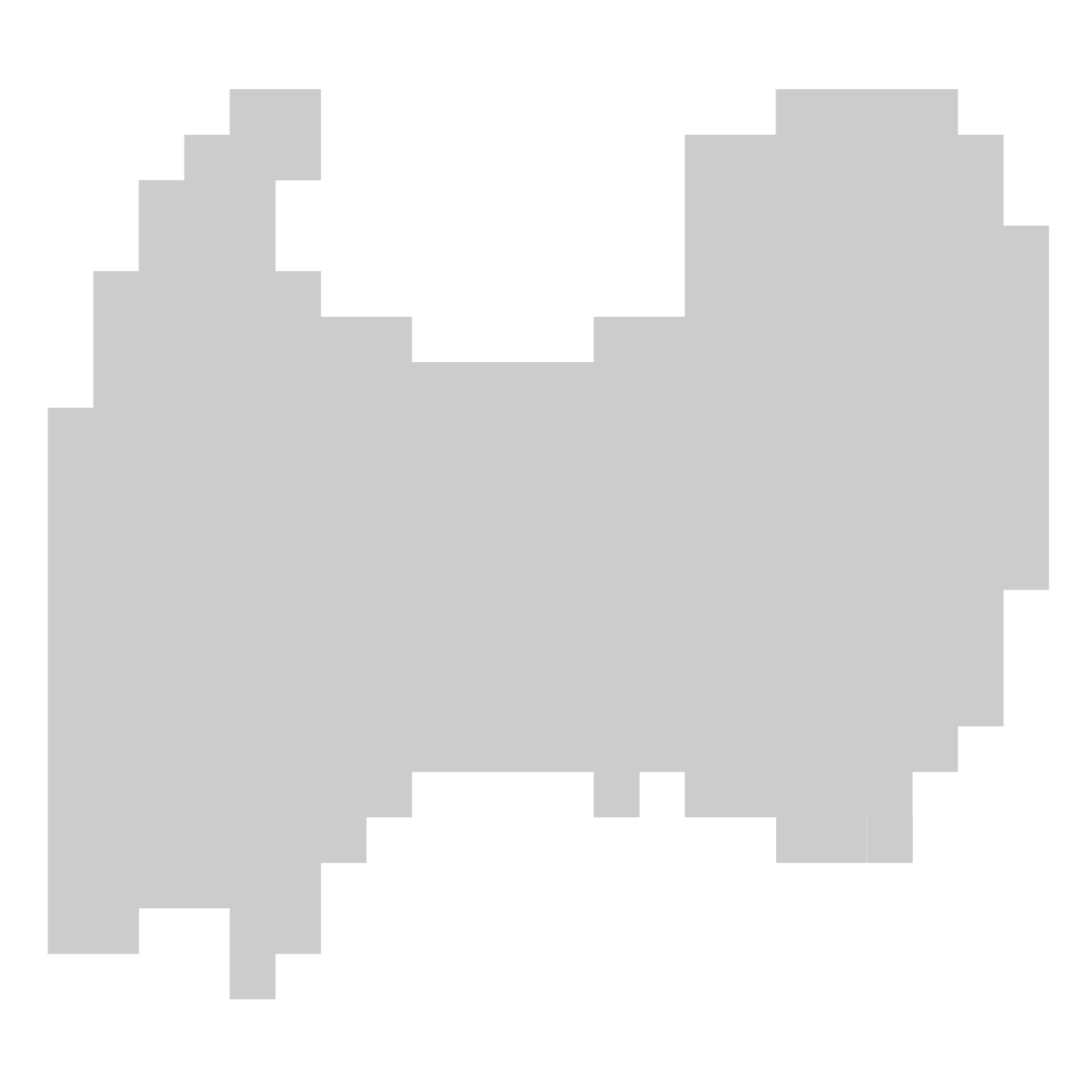 富山県の無料フリーイラスト|ドット・四角3(グレー)