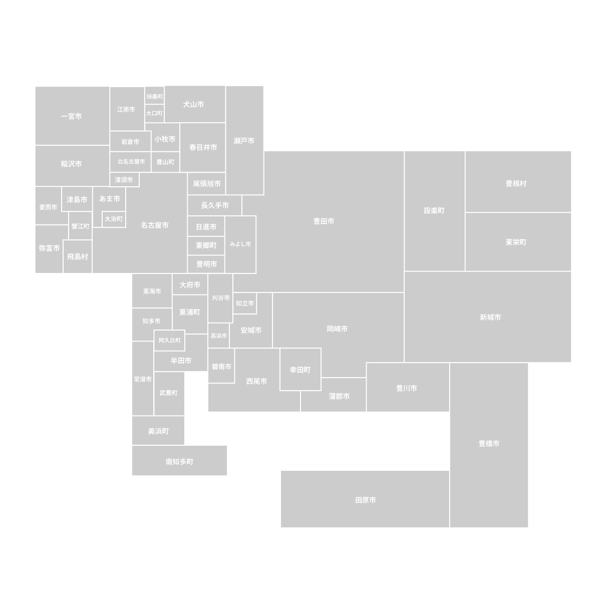 愛知県の無料フリーイラスト｜デフォルメ1(グレー)