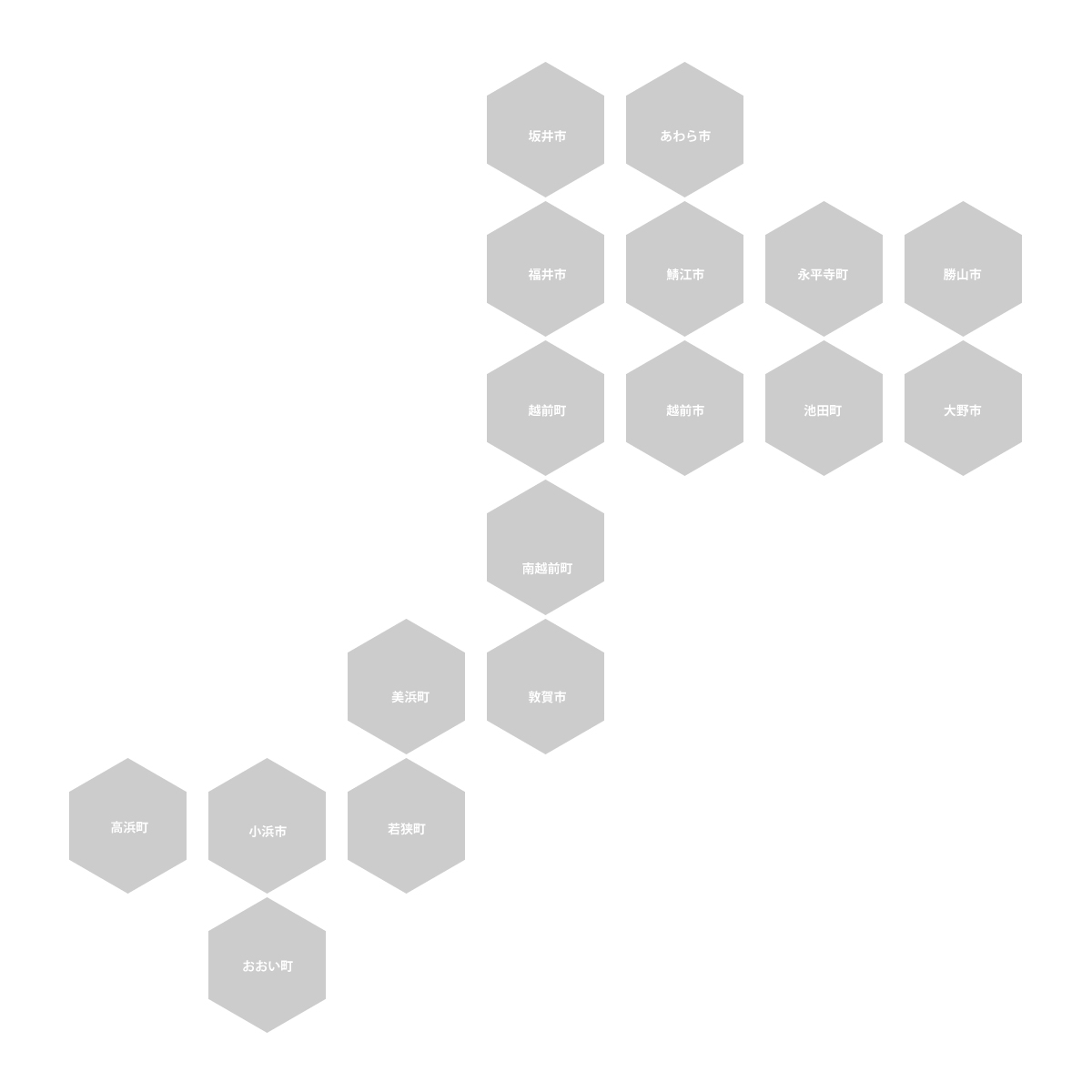 福井県の無料フリーイラスト｜デフォルメ5(グレー)