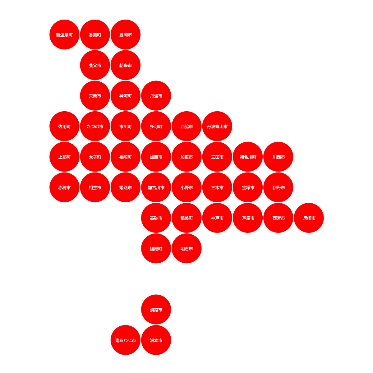 兵庫県の無料フリーイラスト|デフォルメ4(赤)