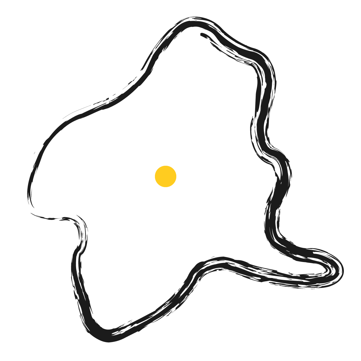 群馬県の無料フリーイラスト|簡易・県庁あり・毛筆(黒)