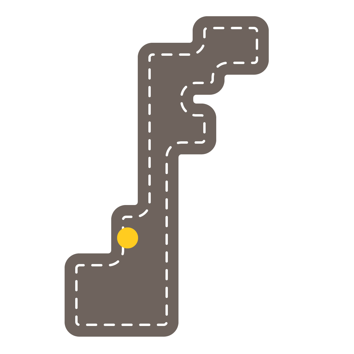 石川県の無料フリーイラスト|簡易・県庁あり・角丸ステッチ(黒)