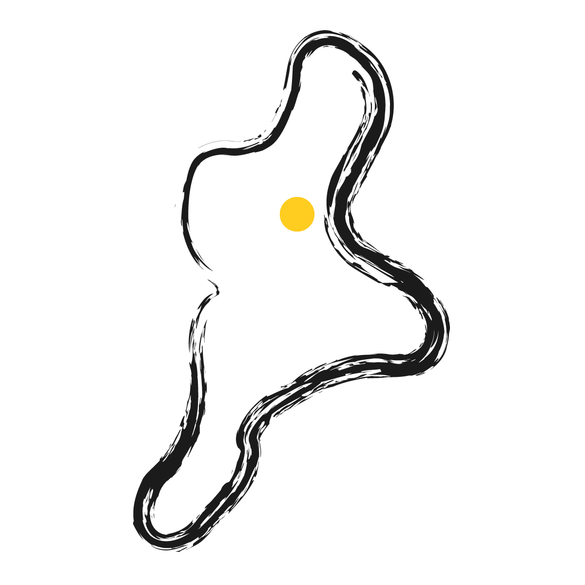 三重県の無料フリーイラスト|簡易・県庁あり・毛筆(黒)