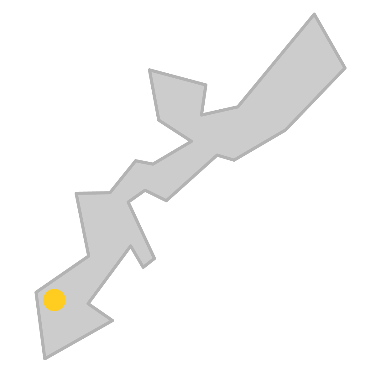 沖縄県の無料フリーイラスト|簡易・県庁あり・三角(グレー)