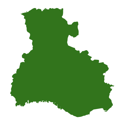 兵庫県の無料フリーイラスト｜文字なし(緑)