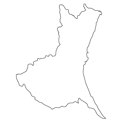 茨城県の無料フリーイラスト|文字なし(白)