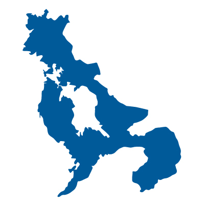 長崎県の無料フリーイラスト｜文字なし(青)