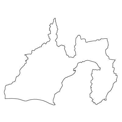 静岡県の無料フリーイラスト|文字なし(白)