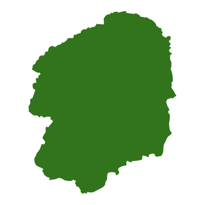 栃木県の無料フリーイラスト｜文字なし(緑)