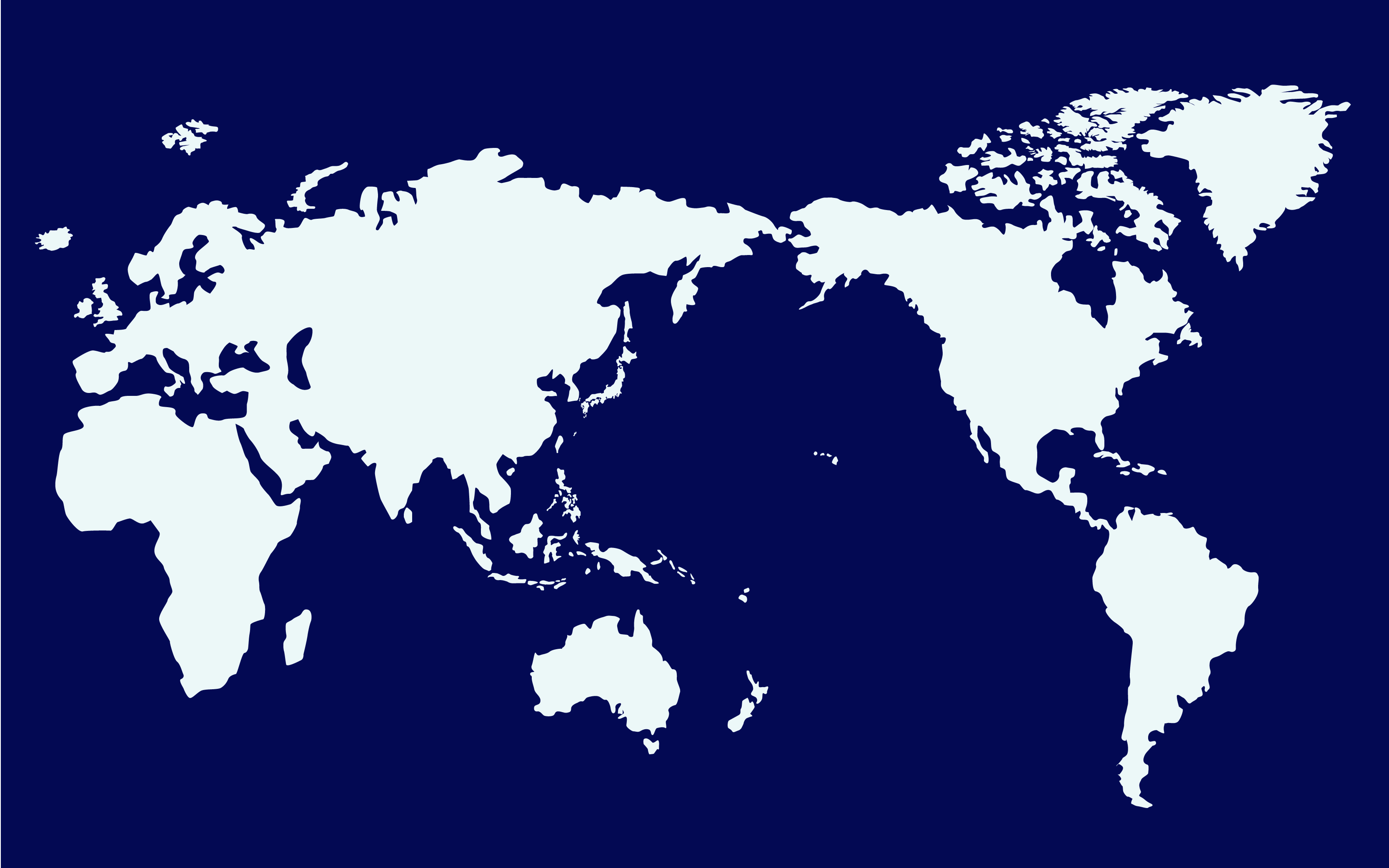 世界地図(全域)無料フリーイラスト｜リアル5