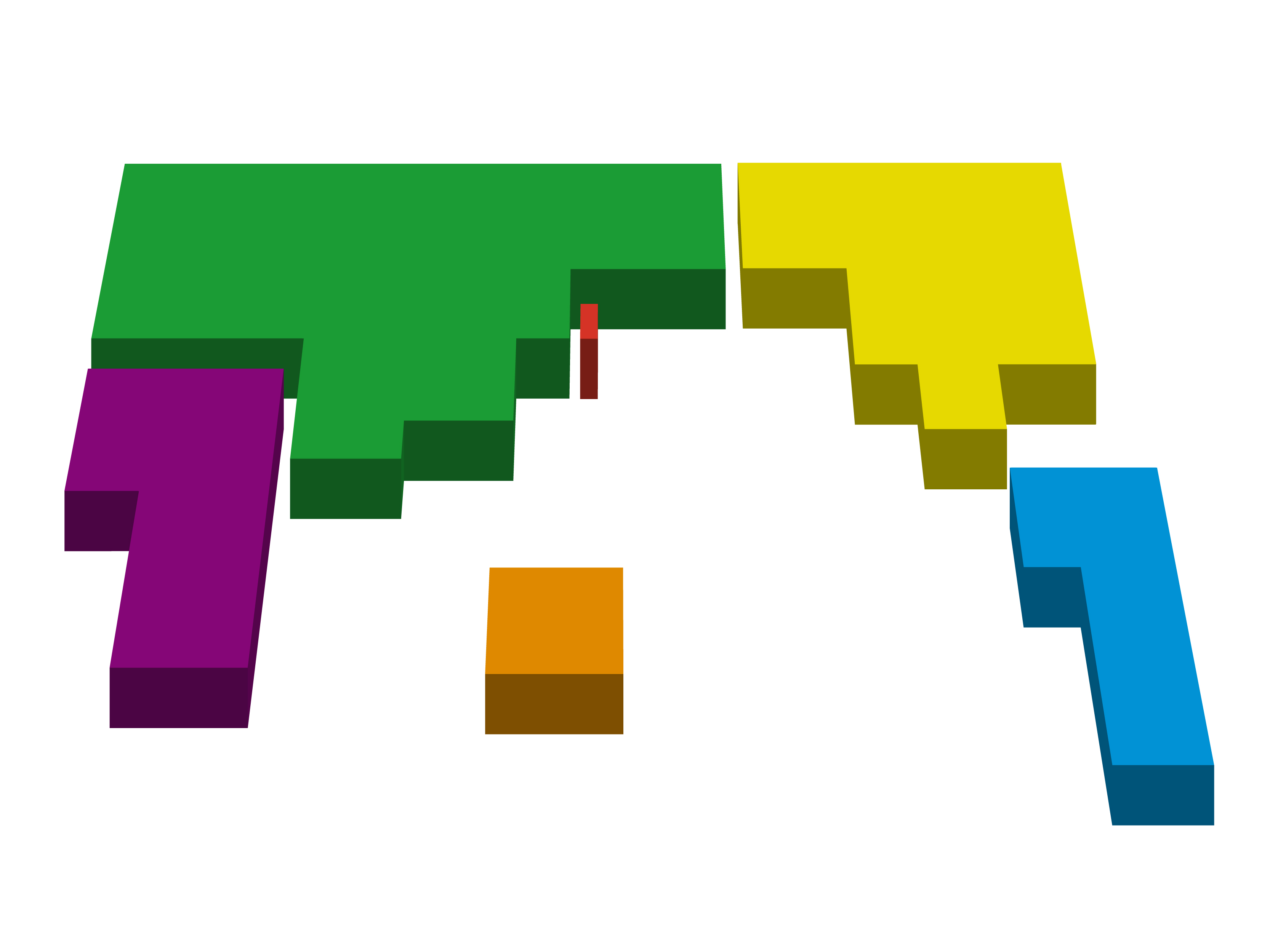 世界地図(全域)無料フリーイラスト｜遠近立体7
