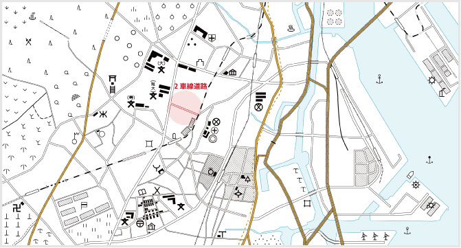 2車線道路