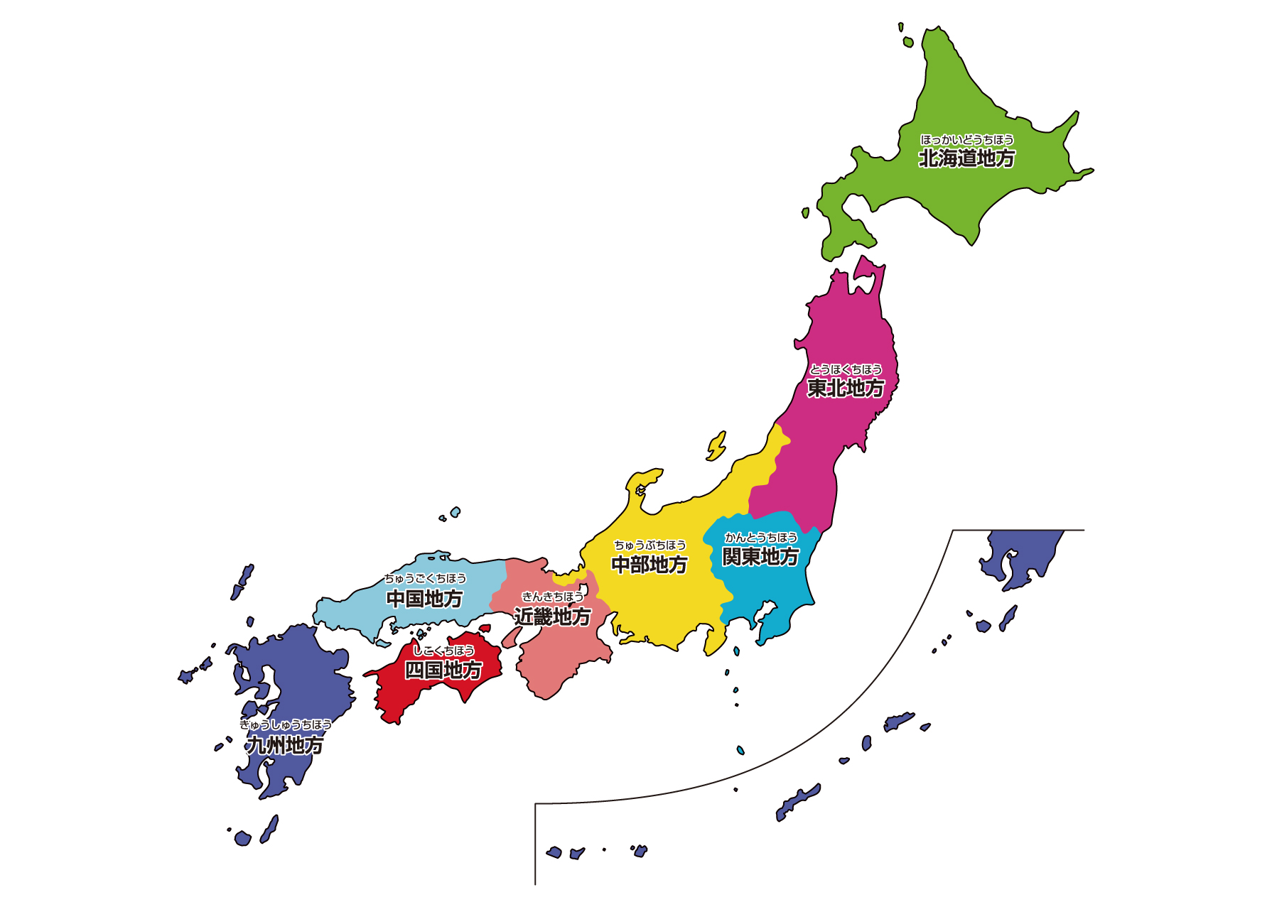 北海道 地図 イラスト