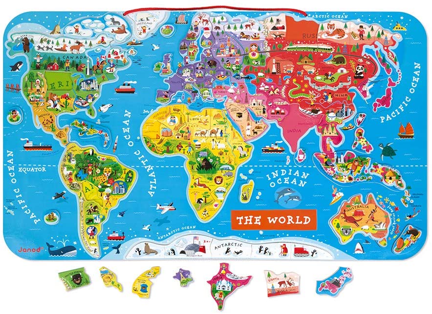 おすすめ知育教材「世界地図パズル」おすすめランキング21選