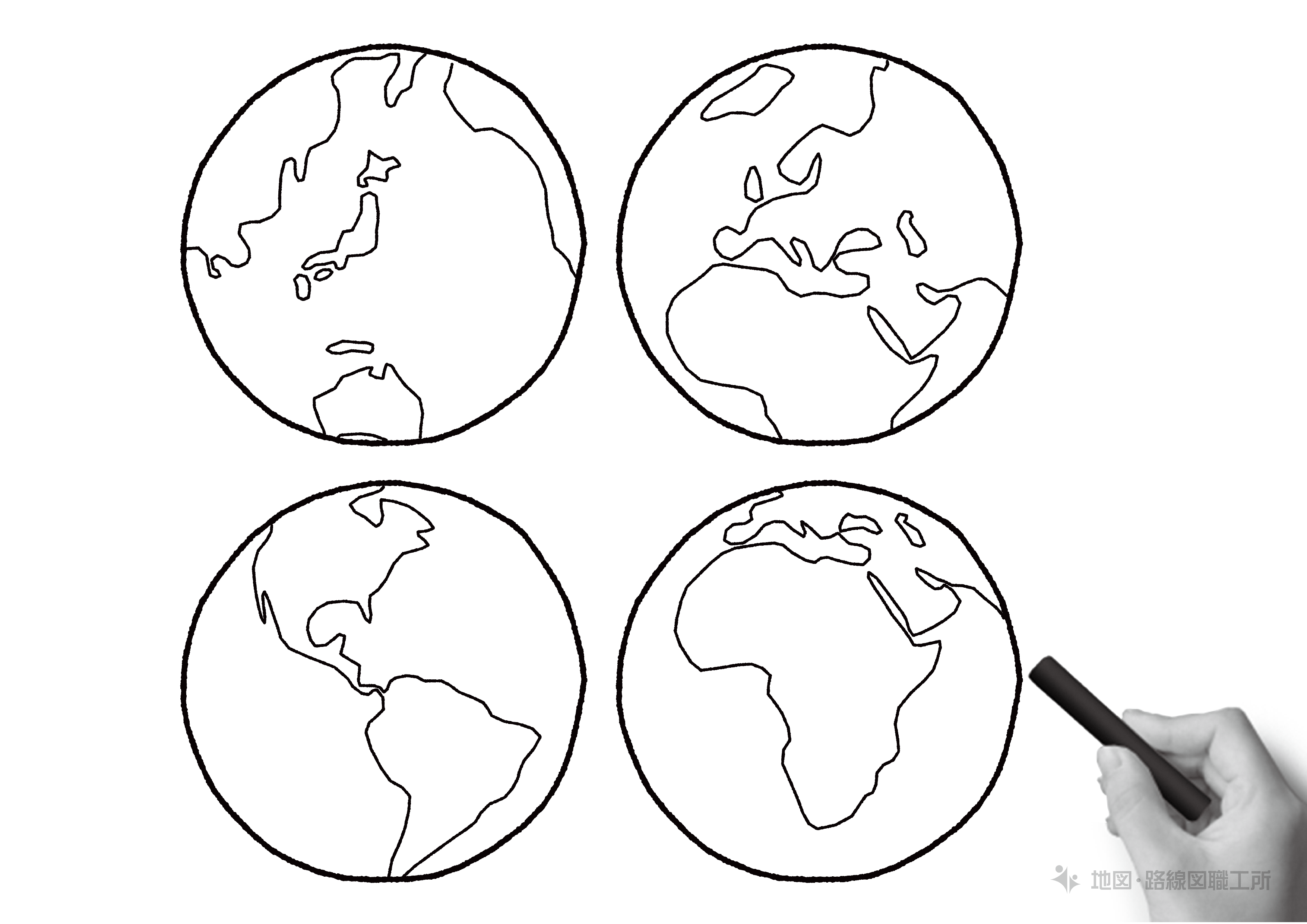 世界地図のぬりえプリント 無料ダウンロード 地理 色彩感覚up 世界地図のぬりえプリント 無料ダウンロード 地理 色彩感覚up