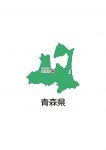 東北地方6県の地図イラストを無料ダウンロード