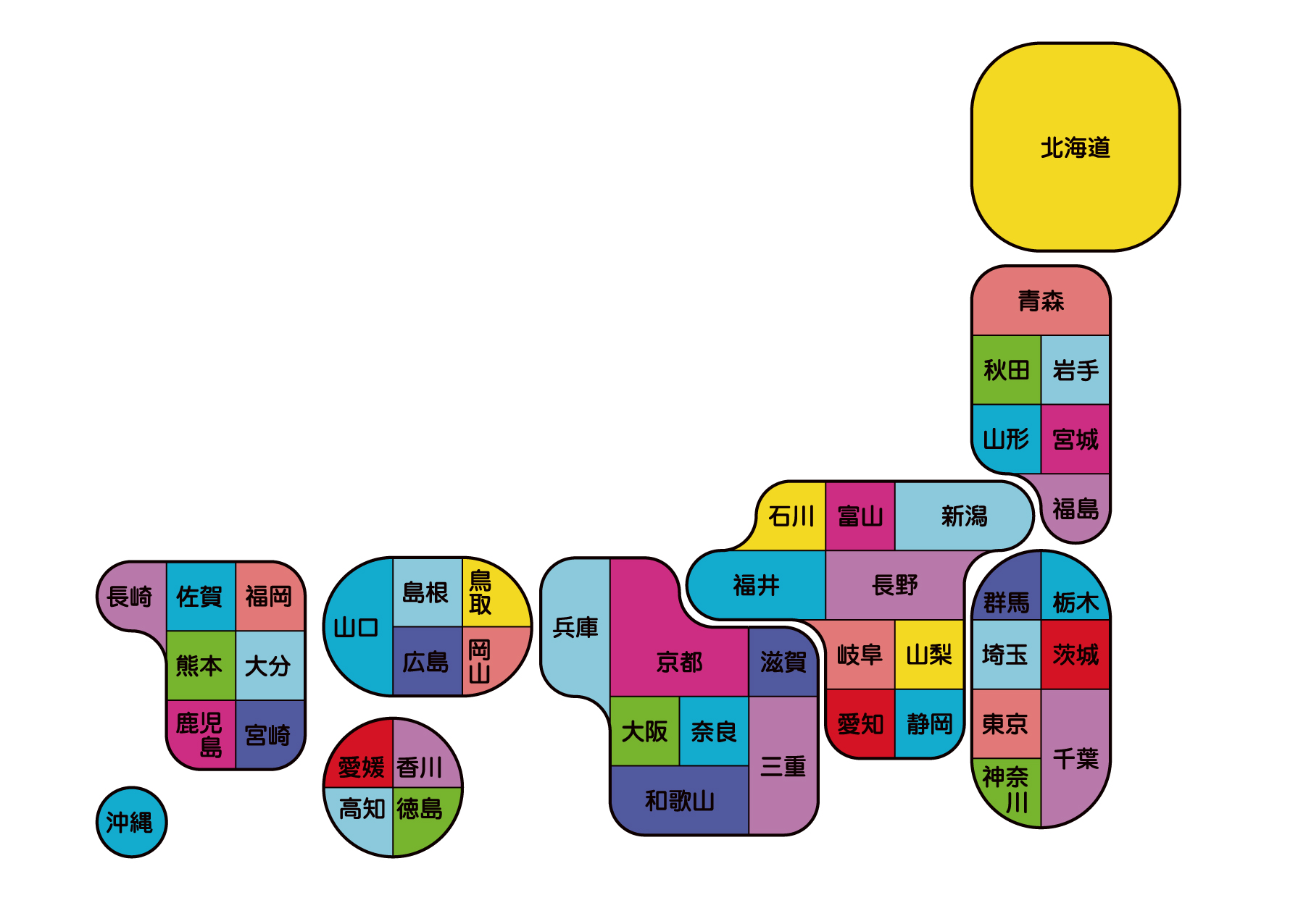 日本地図の無料イラスト集 1000点以上 ダウンロード 地図 路線図職工所