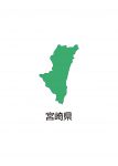 宮崎県の地図イラスト フリー素材 を無料ダウンロード