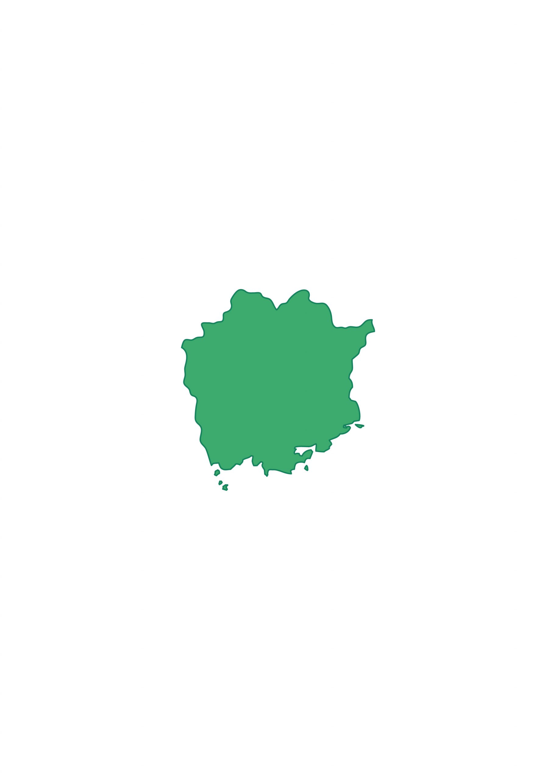 岡山県無料フリーイラスト 文字なし 緑 岡山県無料フリーイラスト 文字なし 緑