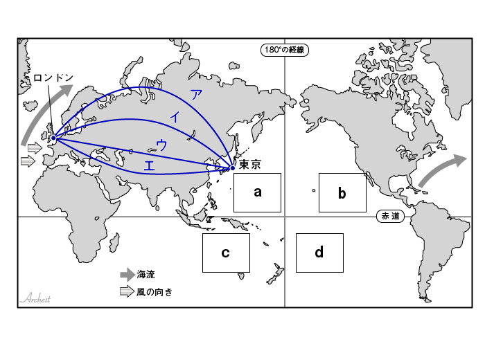 意外と試験に出る 正距正方位図法 の特徴と試験問題攻略法