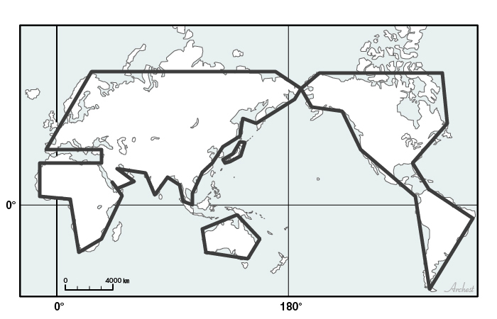 世界地図の簡単な書き方と暗記方法 受験で覚えるべき40か国