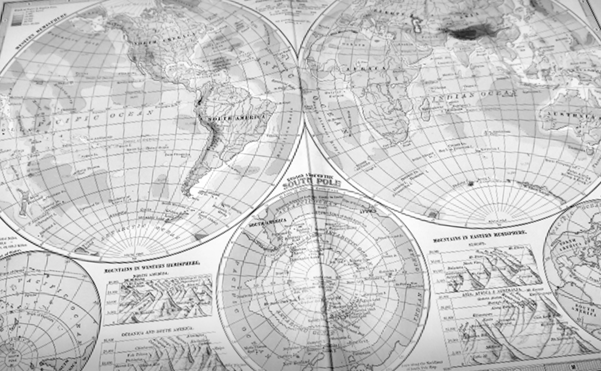 真っ白な白地図を活用した勉強法 地図 路線図職工所