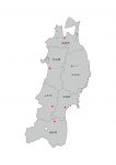 東北地方6県の地図イラストを無料ダウンロード 東北地方6県の地図イラストを無料ダウンロード