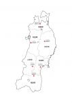 東北地方6県の地図イラストを無料ダウンロード 東北地方6県の地図イラストを無料ダウンロード