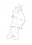 東北地方6県の地図イラストを無料ダウンロード 東北地方6県の地図イラストを無料ダウンロード