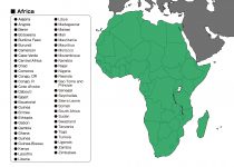 世界6地域の地図イラストを無料ダウンロード