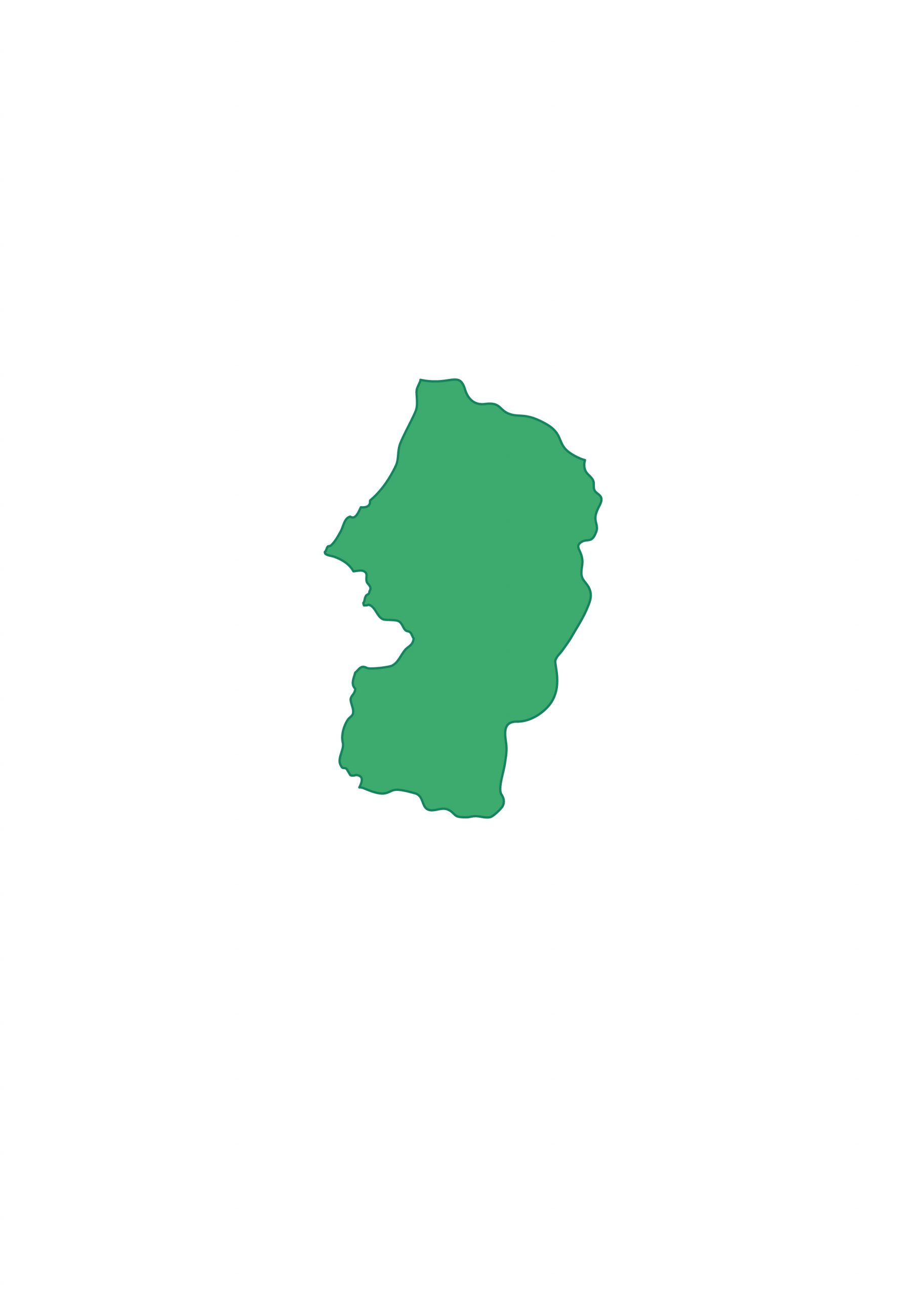 山形県無料フリーイラスト 文字なし 緑