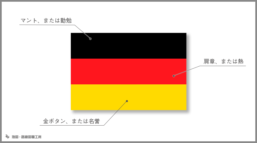 ドイツ国旗の由来 意味や特徴をイラスト解説