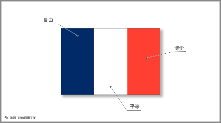 フランス共和国の国旗由来 意味 21種類のイラスト無料ダウンロード