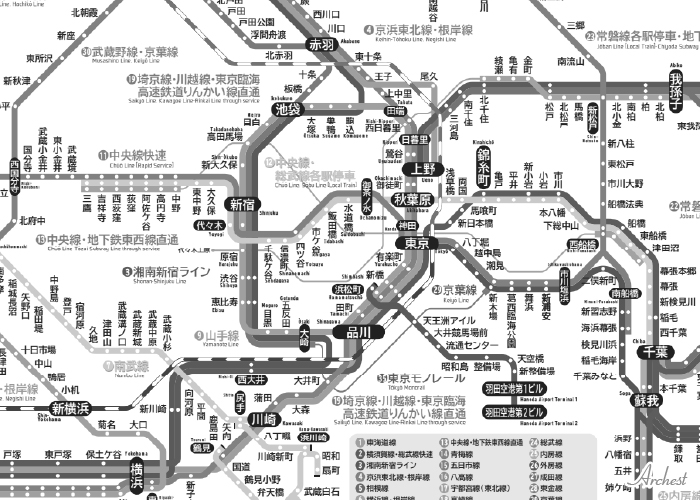 元社会科教員が伝授 鉄道路線図の覚え方 東京編