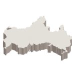 山口県の地図イラスト フリー素材 を無料ダウンロード