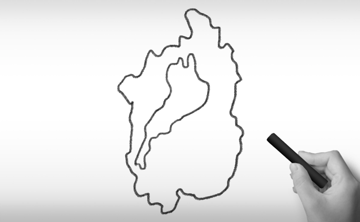 滋賀県の白地図イラスト無料素材集 県庁所在地 市町村名あり
