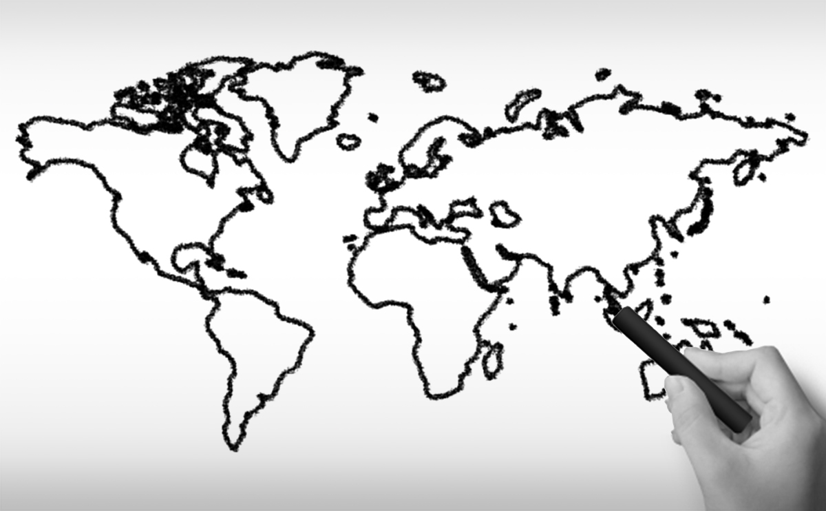 世界地図の白地図を無料ダウンロード 地図 路線図職工所