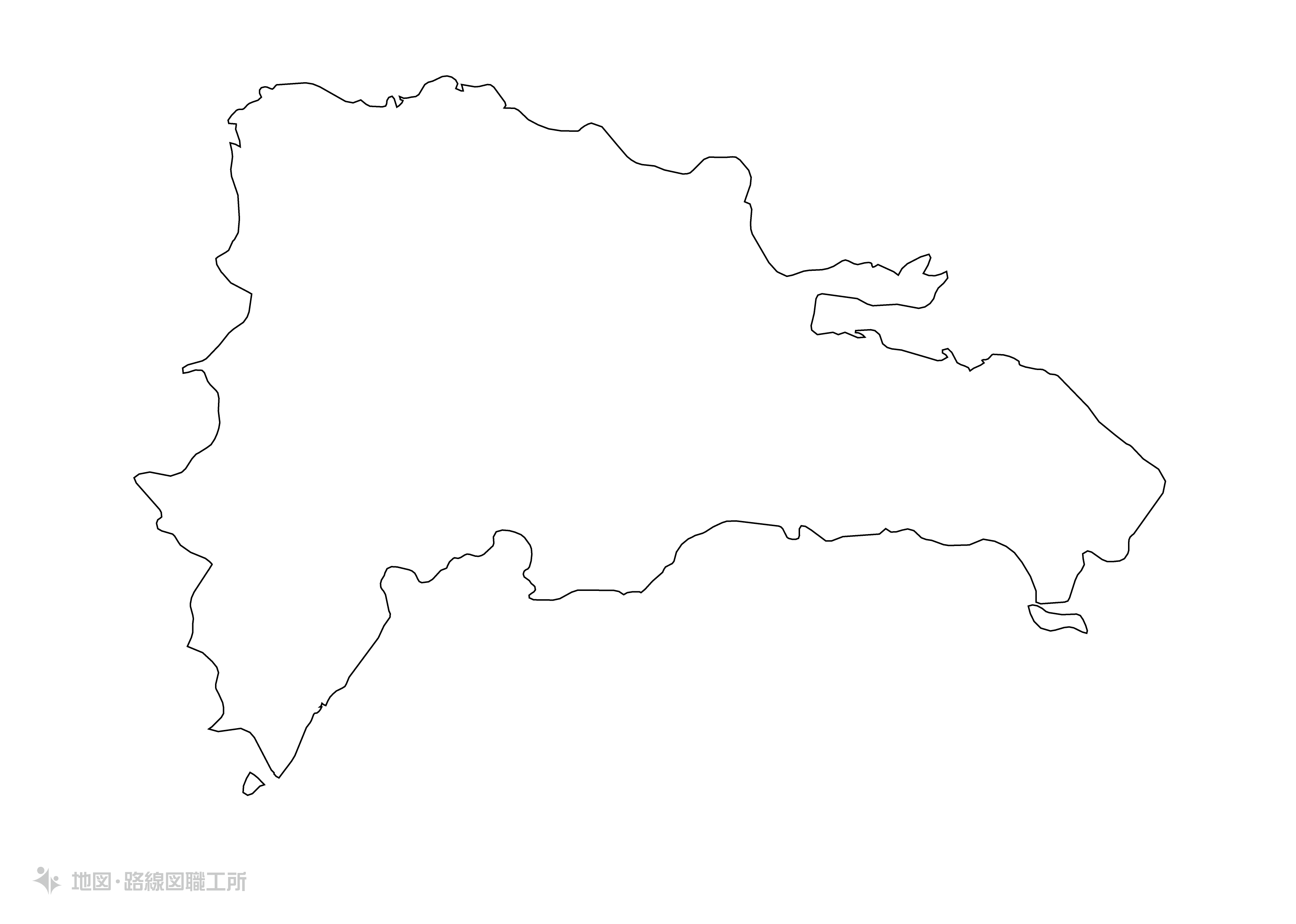 世界の白地図 ドミニカ共和国 dominican-republic map